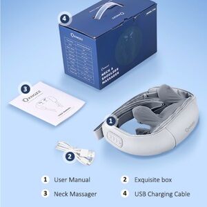 - Heated neck  massager